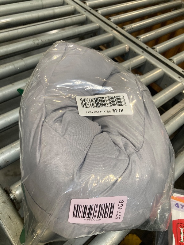 Photo 1 of **MISSING PARTS**Soft Pillow Attached 2-in-1 Shopping Cart and High Chair Cover for Baby, Cotton Padded Cart Cover, Fold'n Roll Style, Portable with Carry Bag (Gray Arrow)