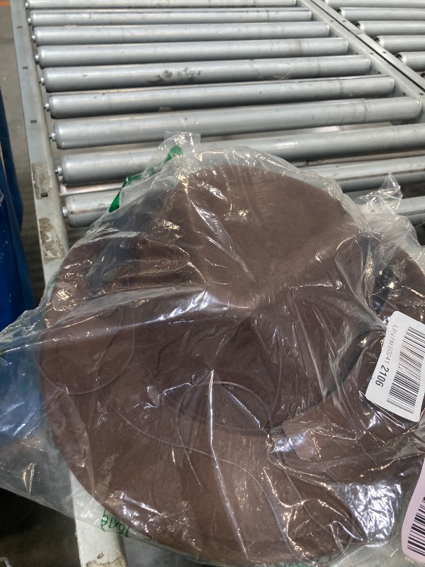 Photo 1 of **ONE PIECE**2 Pieces Cowboy Hat for Men Women – Classic Western Fedora Hats with 2 Buckle Bands & 4 Embroidered Patches – Adjustable Felt Hats for Costume Party, Rodeo, Halloween, Concert(Brown)