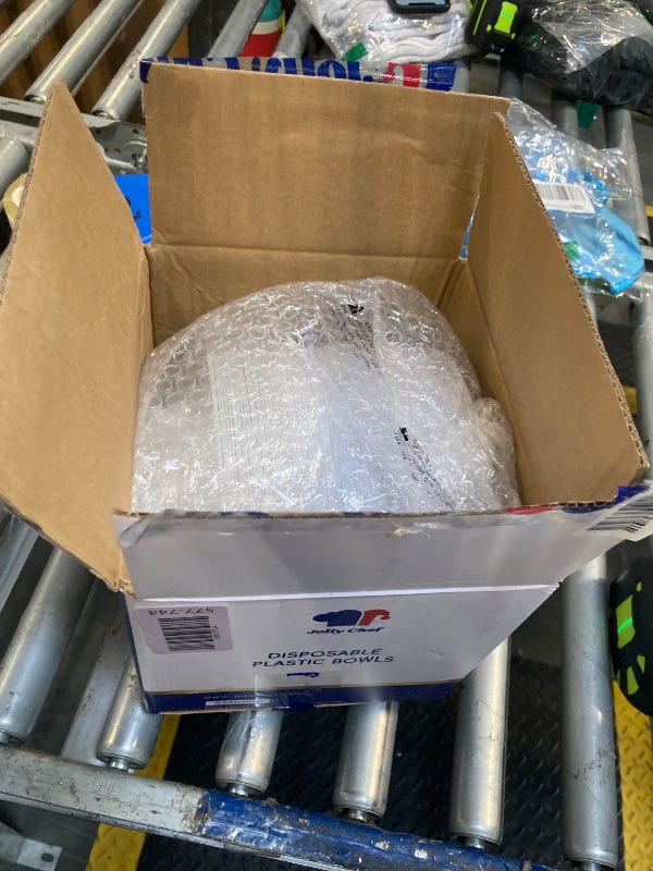 Photo 1 of JOLLY CHEF 100 Disposable Plastic Bowls 12oz Premium Heavy Duty Disposable Dinner Bowls Reusable and Great for Parties or Weddings