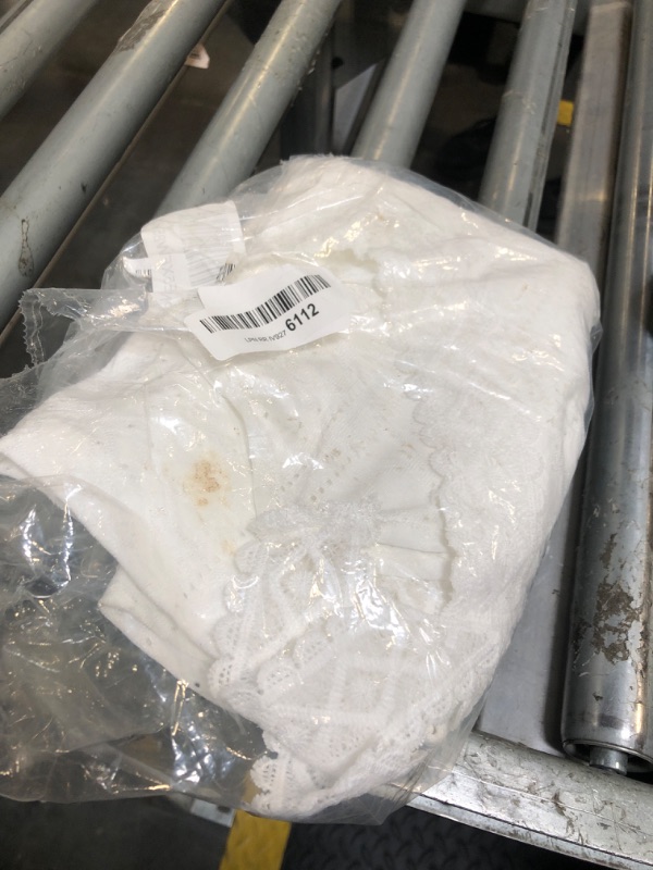 Photo 1 of **DIRTY** AELSON Womens Sexy Summer V Neck Dress Short Sleeve Off Shoulder Crochet A Line Dresses MEDIUM