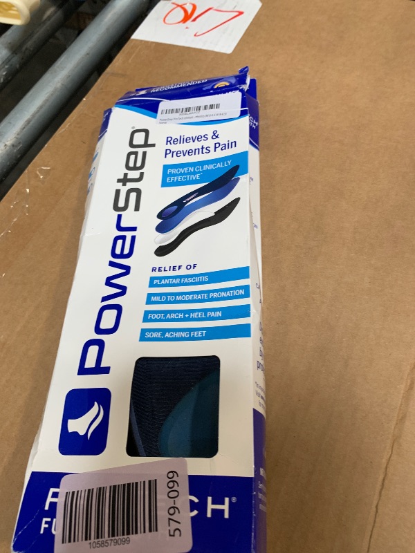 Photo 1 of * worn alittle*PowerStep ProTech Orthotic Insoles - Medical Grade Arch Support Inserts for Plantar Fasciitis Relief - Made in USA - Maximum Cushioning + ShockAbsorb Orthotics (M 6-6.5 W 8-8.5)