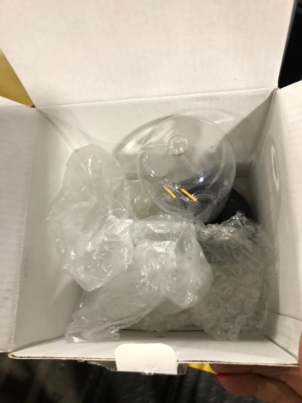 Photo 1 of ** ONLY ONE**ELUTENG 4 Pack Solar Hanging Lights Replacement Top with Bulb 3.15 Inch Solar Light Replacement Top Part with Bulbs Waterproof Solar Lantern Accessories Tools for DIY Outdoor Lanterns