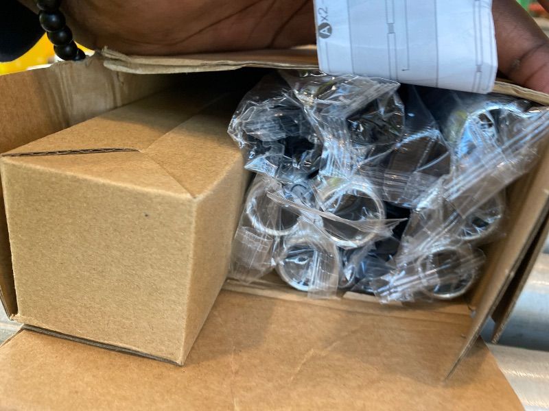 Photo 1 of ***MIGHT HAVE MISSING POLES**Zeerobee Curtain Rods for Windows 32 to 168, Black Curtain Rod, Adjustable 1 Inch Heavy Duty Outdoor/Indoor Modern Drapery Pole, 32"-168"