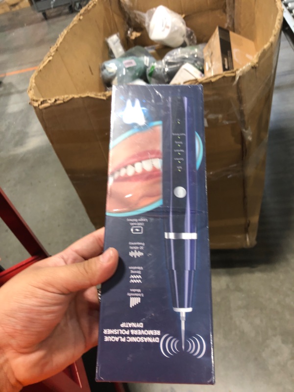 Photo 1 of **MISSING BATTERY**Plaque/Tartar Remover for Teeth, Dental Calculus Remover Teeth Cleaning Kit with LED Light & 5 Adjustable Modes