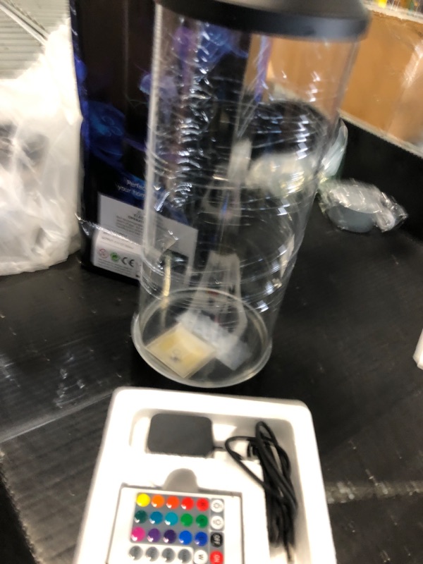 Photo 1 of ***no jellyfish*****Lightahead Large Round LED Jellyfish Lamp – 18 LEDs with Vibrant Color-Changing Effects – The Ultimate Sensory Fake Aquarium for Decoration, Autism, ADHD, Stress & Anxiety Relief – Ideal Gift (Large)