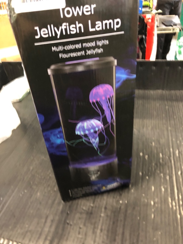 Photo 1 of ***no jellyfish*****Lightahead Large Round LED Jellyfish Lamp – 18 LEDs with Vibrant Color-Changing Effects – The Ultimate Sensory Fake Aquarium for Decoration, Autism, ADHD, Stress & Anxiety Relief – Ideal Gift (Large)