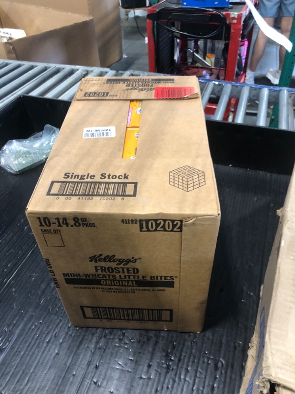 Photo 1 of *****EXP JUN 8 2025******Kellogg's Frosted Mini-Wheats Little Bites Breakfast Cereal, Kids Cereal, Family Breakfast, Original (10 Boxes)