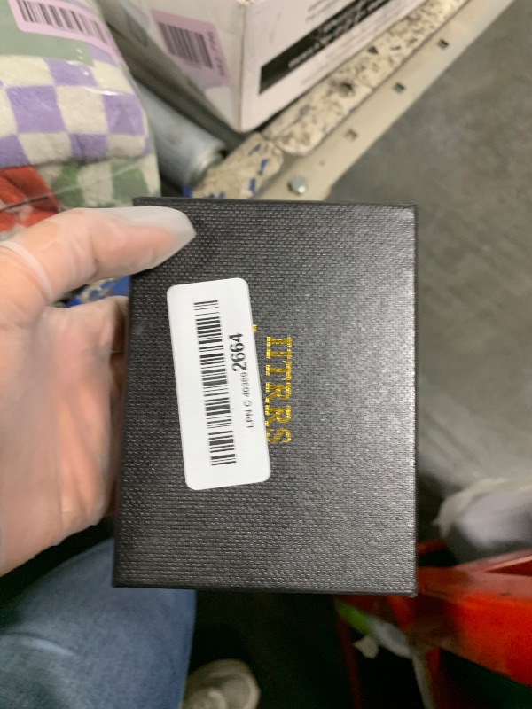 Photo 1 of ** CARD HOLDER BROKEN ** Iitrrs Airtag Wallet for Men, Minimalist Slim Mens Wallet Smart Pop Up Credit Card Holder for 9-13 Cards, RFID Blocking Wallet with ID Window & Cash Slot, Compact Bifold Metal Aluminum Card Case