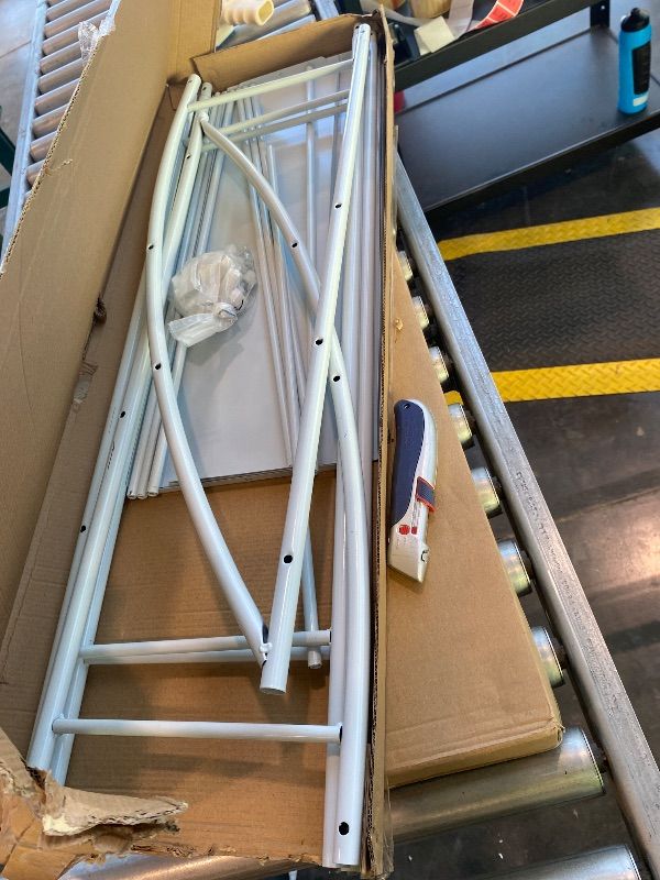 Photo 1 of *MISSING PARTS* Over-The-Washer Storage Rack, 3-Tier Bathroom Laundry Shelf Organizer, 66x25x166cm, Steel Frame