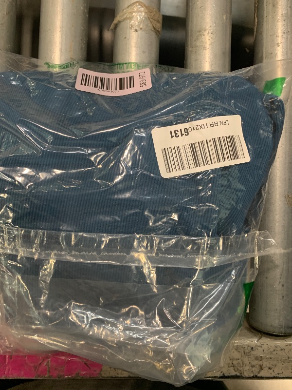 Photo 1 of ****ONLY PANTS*****PRETTYGARDEN Women's Summer 2 Piece Outfits 2025 Cap Sleeve Ruched Slim T Shirt Ribbed Knit Wide Leg Pant Sets Tracksuit(Lake Blue,Large)