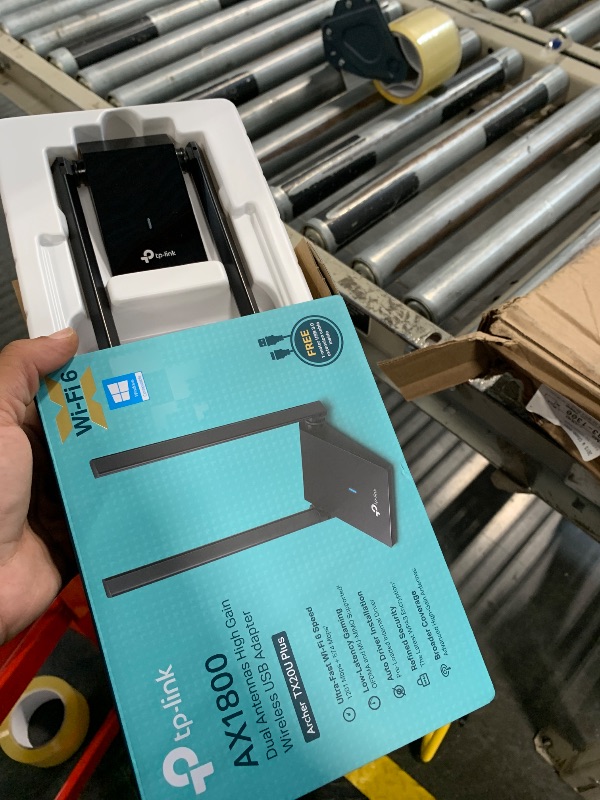 Photo 1 of *******DOES NOT COME WITH CABEL**********TP-Link WiFi 6 USB Adapter for Desktop PC - (Archer TX20U Plus) AX1800 Wireless Network Adapter with 2.4GHz, 5GHz, High Gain Dual Band 5dBi Antenna, WPA3, Supports Windows 11/10