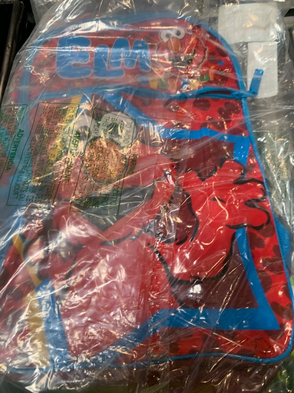 Photo 1 of Sesame Street Elmo Loves You Star Dual-Compartment Front Pocket Backpack Bag