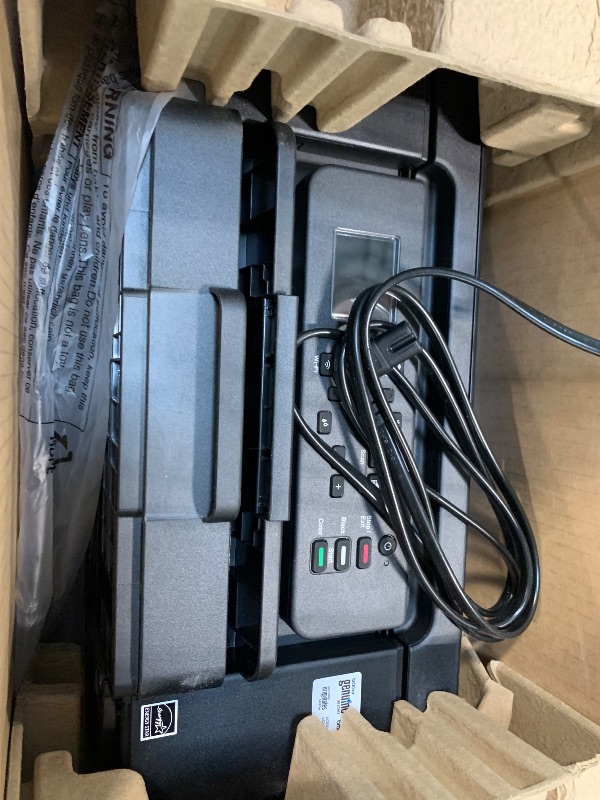 Photo 1 of Brother Work Smart 1360 Wireless Color Inkjet All-in-One Printer with Automatic Duplex Printing and 1.8” Color Display | Includes Refresh Subscription Trial(1) (MFC-J1360DW) (Uses LC501 Series Inks)