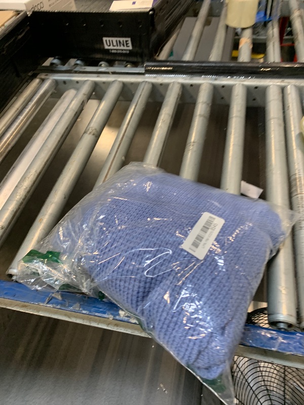 Photo 1 of ***MINOR DAMAGE*** CiCiBird Women Fall Hoodies Sweater Knit V Neck Tops Oversized Fashion Pullover Casual Long Sleeve Shirts with Pockets Blue S