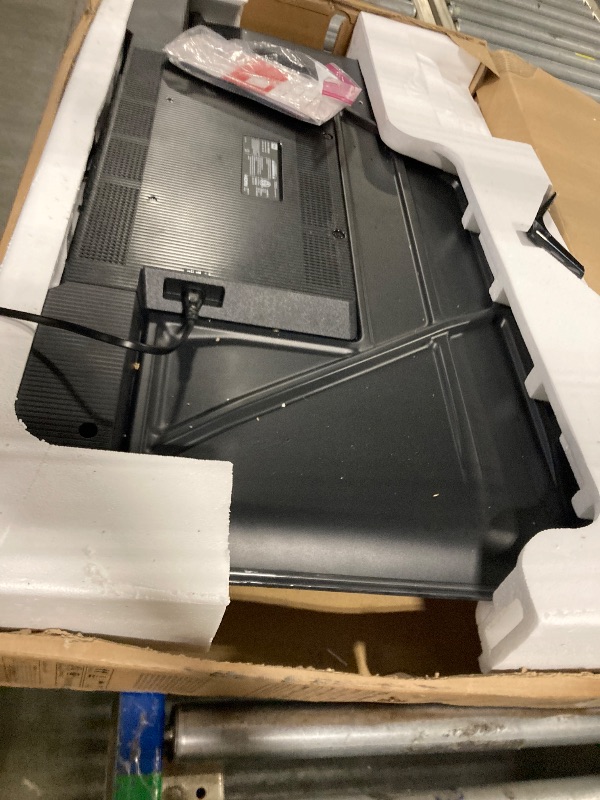 Photo 1 of ** DAMAGE MINOR FUNCTIONAL CHECK PHOTO** TCL 43-Inch Class S4 4K LED Smart TV with Roku TV (43S450R, 2023 Model), Dolby Vision, HDR, Dolby Atmos, Works with Alexa, Google Assistant and Apple HomeKit Compatibility, Streaming UHD Television