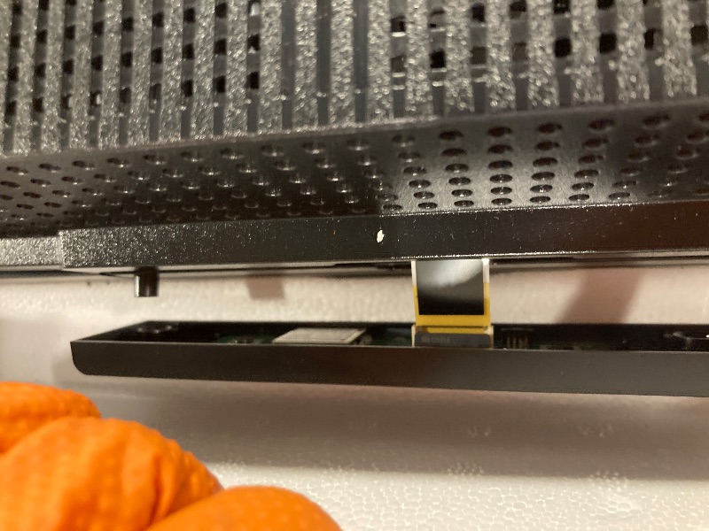 Photo 1 of ** DAMAGE MINOR FUNCTIONAL CHECK PHOTO** TCL 43-Inch Class S4 4K LED Smart TV with Roku TV (43S450R, 2023 Model), Dolby Vision, HDR, Dolby Atmos, Works with Alexa, Google Assistant and Apple HomeKit Compatibility, Streaming UHD Television