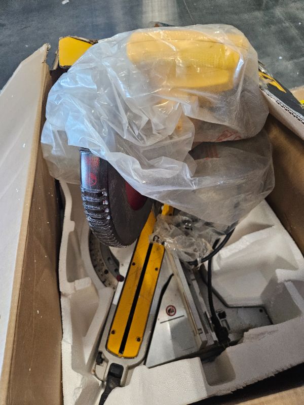 Photo 1 of ** VERY USED ** DEWALT Double Bevel Sliding Miter Saw, 12-inch, Compound (DWS780)
