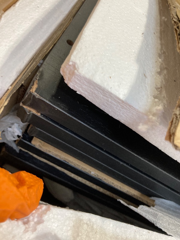 Photo 1 of ** VERY USED** Shintenchi 6 Drawer Dresser, Wide Chest of Drawers Organizer Storage with Drawers, Large Storage Cabinet, Modern Design Dresser for Bedroom, Living Room, Porch, Black