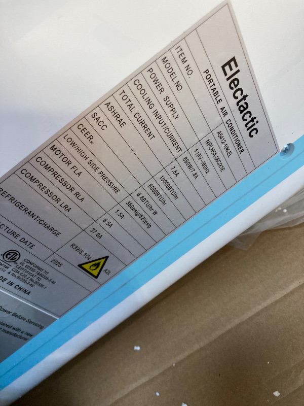 Photo 1 of ** VERY USED ** Dreo Portable Air Conditioners, 12000 BTU ASHRAE (8000 BTU DOE) Smart AC Unit for Room with Drainage-free Cooling, APP/Voice/Remote, Fan & Dehumidifier, Quiet Standing AC for Bedroom, AC515S New