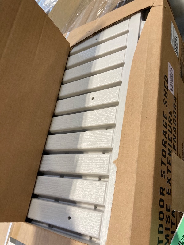 Photo 1 of ** FACTORY SEALED ** Lifetime 60079 Outdoor Storage Dual Entry Shed, 15 x 8 ft, Desert Sand