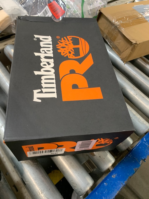 Photo 1 of ***USED***Timberland PRO Men's Radius Composite Safety Toe Industrial Athletic Work Shoe, Navy/Charcoal-2024 New, 9.5M ** VERY USED **