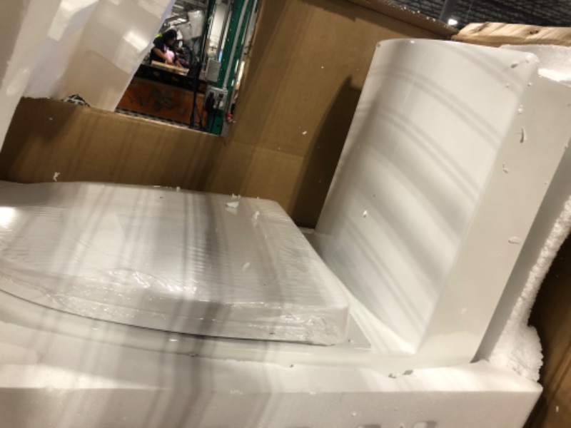 Photo 1 of ** NEW **
Deer Valley Elongated One Piece Toilet for Bathrooms, Comfort Seat Height 17", Dual Power Flush Toilet 1.1/1.6 GPF MAP 900g, DV-1F52102