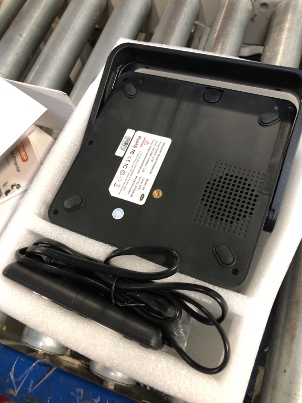 Photo 1 of [Ultra-Slim 1.97"| Netflix Licensed | AI Auto Focus | 360° Stand] Smart Mini Projector with WiFi 6 & Bluetooth, Built-in Netflix/YouTube/Disney+/Hulu, DBPOWER N5 Movie Projector for Bedroom (Black)