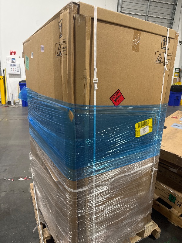 Photo 1 of **NO RETURN / COMPLETELY FACTORY SEALED/STRAPS WERE FULLY IN TACT-OPENED ON SITE- WILL NEED TRUCK OR TRAILER FOR PICK UP** EVAJOY 32ft x 16ft x 52in Metal Frame Swimming Pool Set, Rectangular Above Ground Pool Cover with Sand Filter Pump, Pool Ladder, Gro