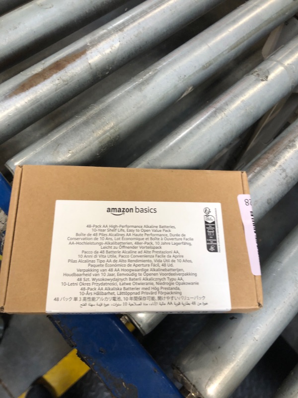 Photo 1 of ** MISSING** Amazon Basics 48-Pack AA Alkaline High-Performance Batteries, 1.5 Volt, 10-Year Shelf Life