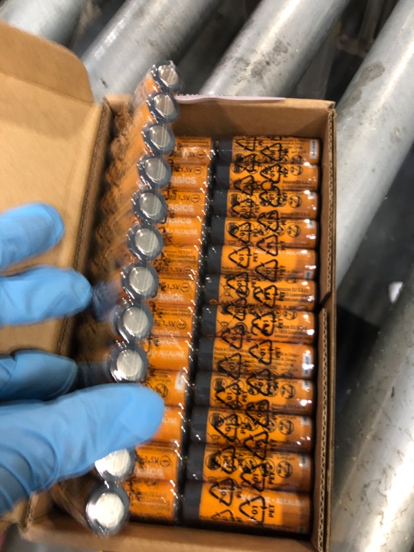 Photo 1 of ** MISSING** Amazon Basics 48-Pack AA Alkaline High-Performance Batteries, 1.5 Volt, 10-Year Shelf Life