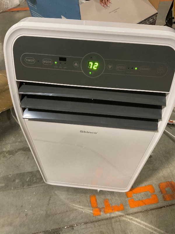 Photo 1 of **Missing control ** Shinco 12,000 BTU Portable Air Conditioner, Portable AC Unit with Built-in Cool, Dehumidifier&Fan Modes for Room up to 400 sq.ft, with Remote Control, 24 Hour Timer, Installation Kit