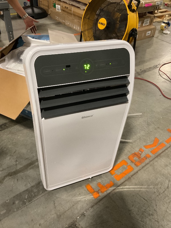 Photo 1 of **Missing control ** Shinco 12,000 BTU Portable Air Conditioner, Portable AC Unit with Built-in Cool, Dehumidifier&Fan Modes for Room up to 400 sq.ft, with Remote Control, 24 Hour Timer, Installation Kit