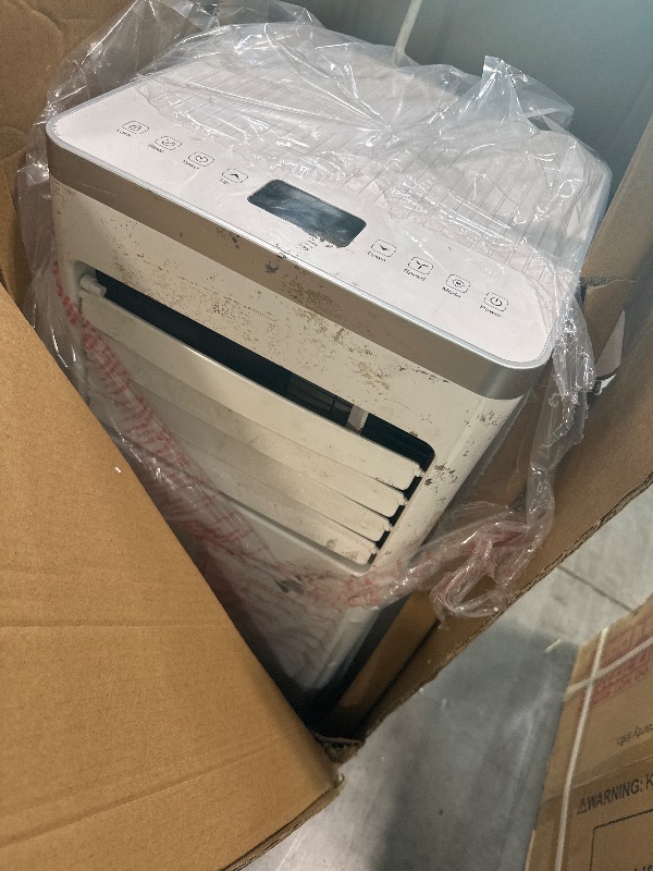 Photo 1 of ** tested Functional/ used dirty** 12000 BTU Portable Air Conditioners, AC Unit for Bedroom with 4 Modes Cooling/Dehumidifier/Fan & Sleep, Up to 400 Sq.Ft, 45db Quiet, 24H Timer & Remote, Standing Air Conditioner for Whole Rooms