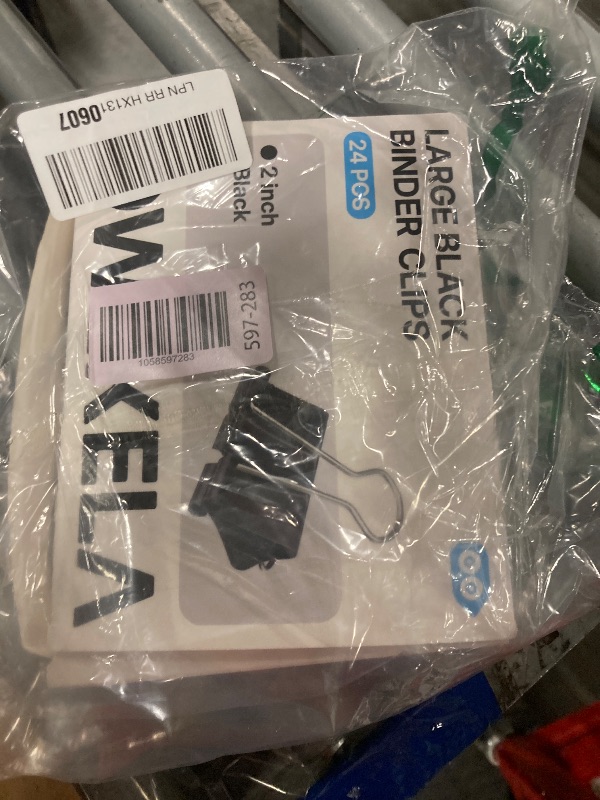 Photo 1 of 2 Inch 24 Pack Extra Large Binder Clips, Jumbo Paper Clips, Big Paper Clamps, Binder Clips Large Size for Home, School and Office Supplies