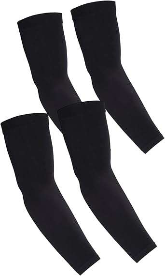 Photo 1 of  2 Pairs Arm Sleeves Compression UV Protection Cooling Sun Sleeves Tattoo Cover Up Basketball Arm Sleeves Football
RETAIL: $7.89 
