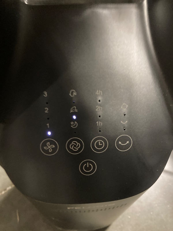 Photo 1 of ** USED/ TESTED FUNCTIONA/ INCLUDED CONTROL L ** PELONIS 40" Bladeless Tower Fan with Powerful Airflow, Ultra-Quiet DC Motor (22 dB), 6 Speeds, 4 Modes, Remote Control, 7-Hour Timer, 90° Oscillation, Safe Design for Bedroom, Home, Office