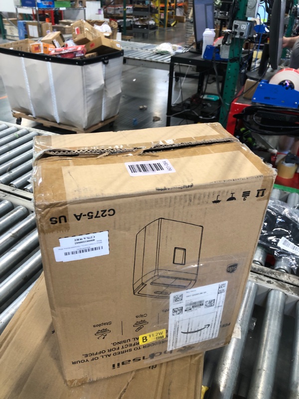 Photo 1 of Amazon Basics 8-Sheet Cross Cut Paper Shredder and Credit Card Shredder - Black