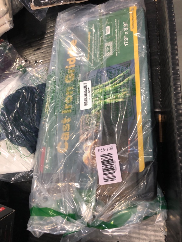 Photo 1 of ****STAINED***Coghlan's Cast Iron Griddle – Reversible Pre-Seasoned Camping Cookware for Grilling, Frying, and Outdoor Cooking – Durable and Versatile Skillet Pan, 18 x 9 Inches