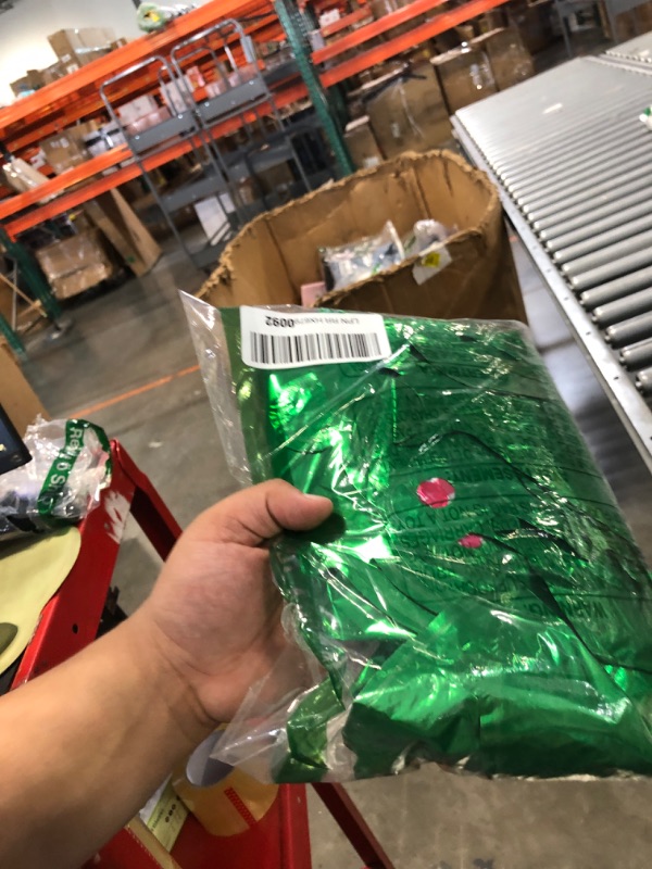 Photo 1 of [52 PCS] 16" Foil Green Letter Balloons 2 Sets of A-Z, Mylar Aluminum Hanging Alphabet for Graduation New Year eve Birthday Party Decorations