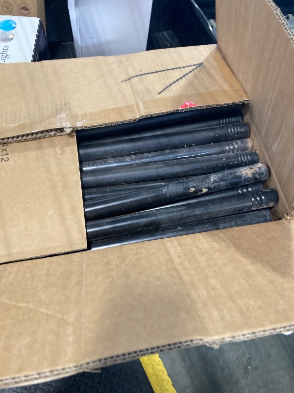 Photo 1 of ***DIRT ON THEM*****FEED GARDEN String Light Poles for Outside,9.8FT Metal Poles for Outdoor String Lights, Stand Poles for Deck, Garden, Patio, Wedding, Backyard, Christmas Party 4 Pack