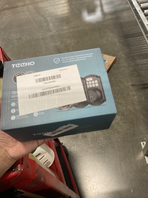 Photo 1 of **MISSING PARTS***TEEHO TE001 Keyless Entry Door Lock with Keypad - Smart Deadbolt Lock for Front Door with 2 Keys - Auto Lock - Easy Installation - Oil-Rubbed Bronze