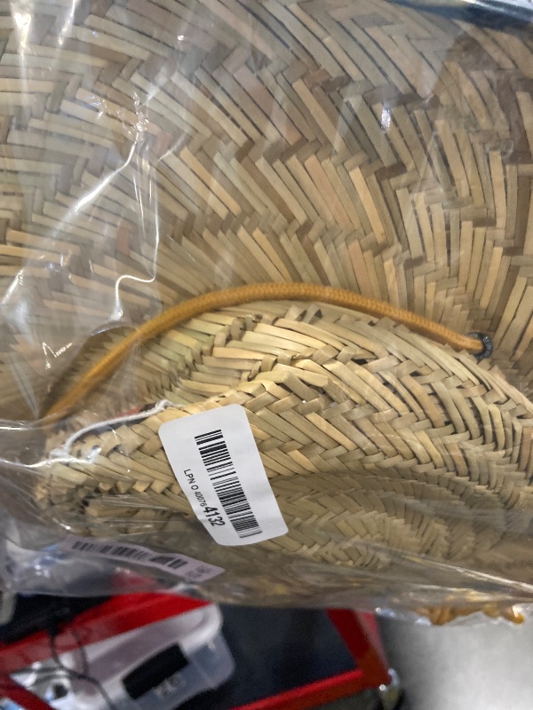 Photo 1 of *****LITTLE CRACKS****Straw Hat for Men & Women | Lifeguard Hat, Beach Hat & Sun Hat | UPF 50+ Wide Brim for Sun Protection | One Size | Hemlock