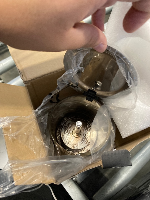 Photo 1 of ****USED NEEDS TO BE CLEANED******Coffee Gator 9 Cup Moka Pot, 15oz Stovetop Espresso Maker for Italian Coffee, Transparent Glass & Stainless Steel Design, Silver, 450ml