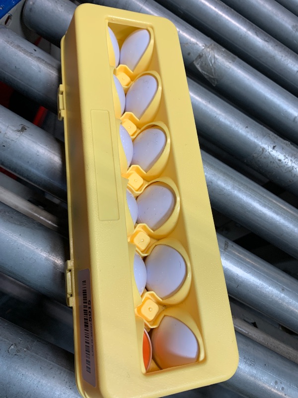 Photo 1 of **missing half an egg**Matching Eggs Easter Egg Toy for Toddlers - Color & Shape Recognition Sorter Puzzle, Early Learning Educational Fine Motor Skill Montessori Geometric Gift for 1 2 3 Year Old Kids Boys Girls (12pcs)