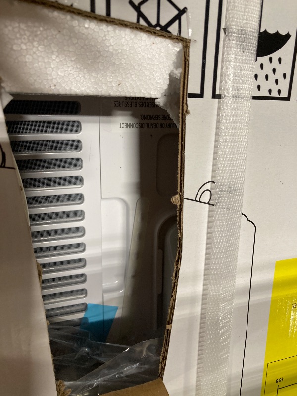 Photo 1 of **factory sealed box**BLACK+DECKER Portable Air Conditioner, 9,000 BTU (5,300 BTU SACC) for Rooms up to 400 Sq. Ft., Portable AC with Follow Me Remote Control and Window Kit, BPACT08WT, White