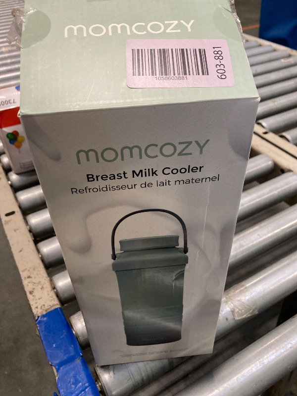 Photo 1 of ** missing BOTTLES **Momcozy 22oz Portable Breast Milk Cooler for Outdoor, Life Saver with 360° Total Cooling for 24 Hours, Larger Capacity Travel Breastmilk Chiller with 2pcs Baby Bottles for Breastmilk Storage, Green.. 