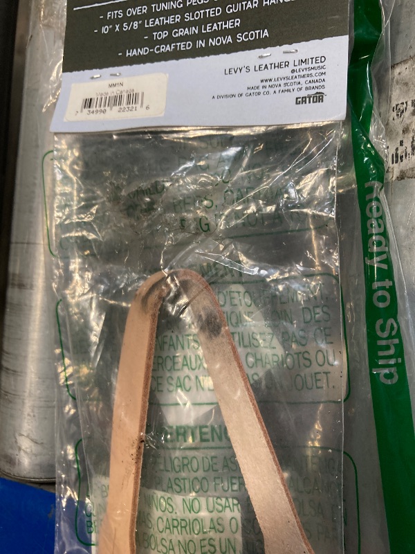 Photo 1 of **black stain**Levy's Leathers MM1N Guitar Strap