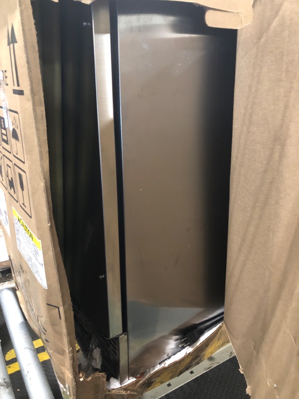 Photo 1 of ***USED ITEM**RAPSUAR Under Counter Ice Maker, Ice Maker Machine Commercial, 120Lbs/24H with 35lbs Storage Bin, 40Pcs Cubes in 10Mins, Built in Ice Machine for Home Office Commercial