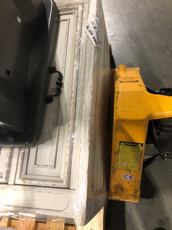 Photo 1 of ***DAMAGED***Signature Design by Ashley Realyn Vintage 5 Drawer Chest, White**SEE PICTURES