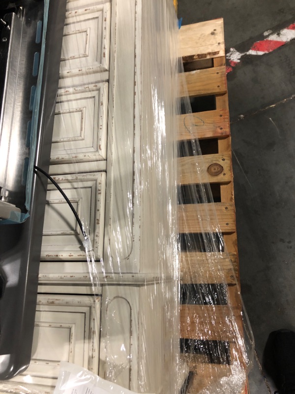 Photo 1 of ***DAMAGED***Signature Design by Ashley Realyn Vintage 5 Drawer Chest, White**SEE PICTURES